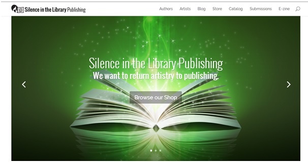 Silence in the library publishing website 