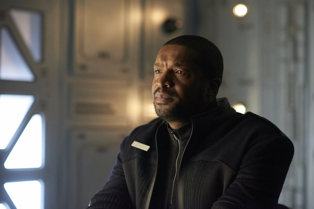 DARK MATTER -- "Kill Them All" Episode 202 -- Pictured: Roger Cross as Six -- (Photo by: Russ Martin/Prodigy Pictures/Syfy)