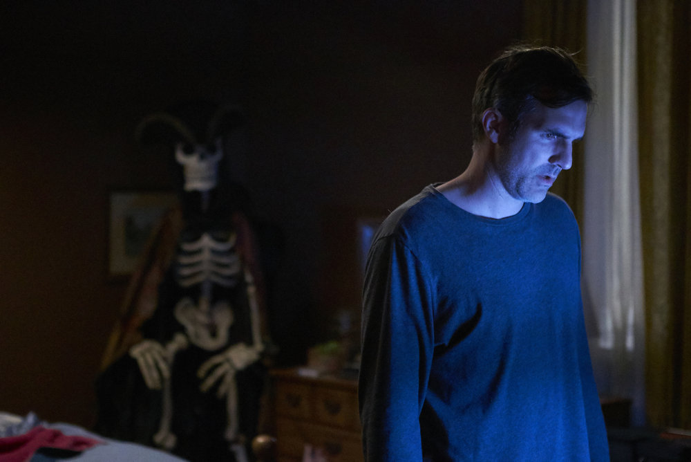 CHANNEL ZERO: CANDLE COVE -- "You Have To Go Inside" Episode 101 -- Pictured: Paul Schneider as Mike Painter -- (Photo by: Allen Fraser/Syfy)