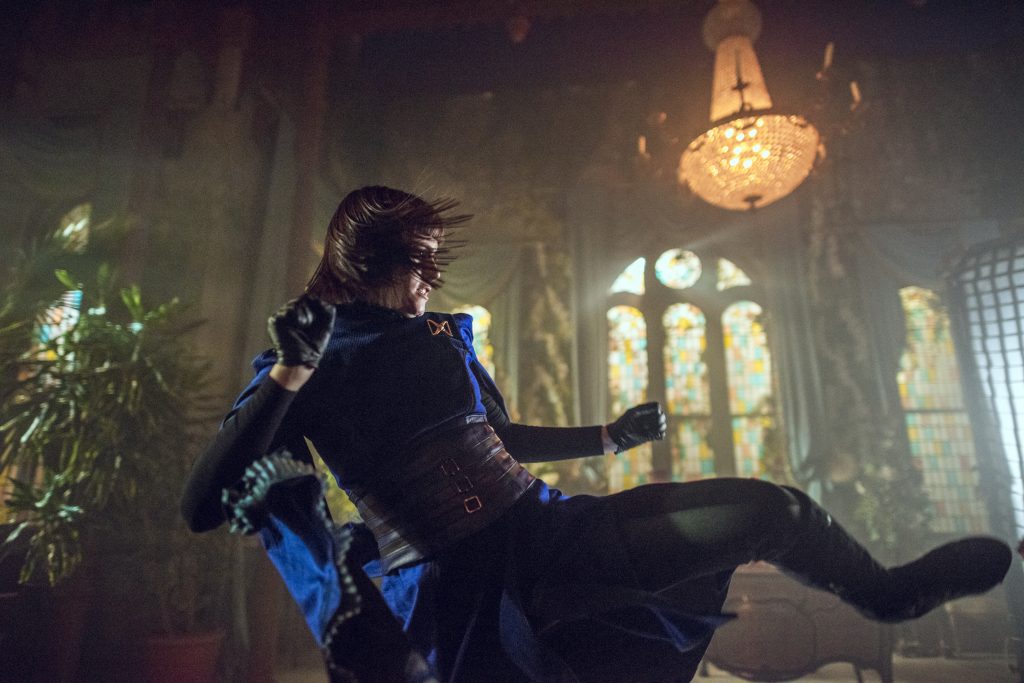 Ally Ioannides as Tilda, Emily Beecham as The Widow - Into the Badlands _ Season 2, Episode 9 - Photo Credit: Antony Platt/AMC