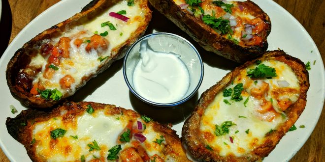 BBQ Chicken Potato Skins
