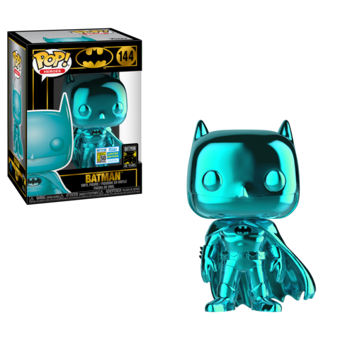 Pop! Heroes: DC - Batman (Teal Chrome)(GameStop)