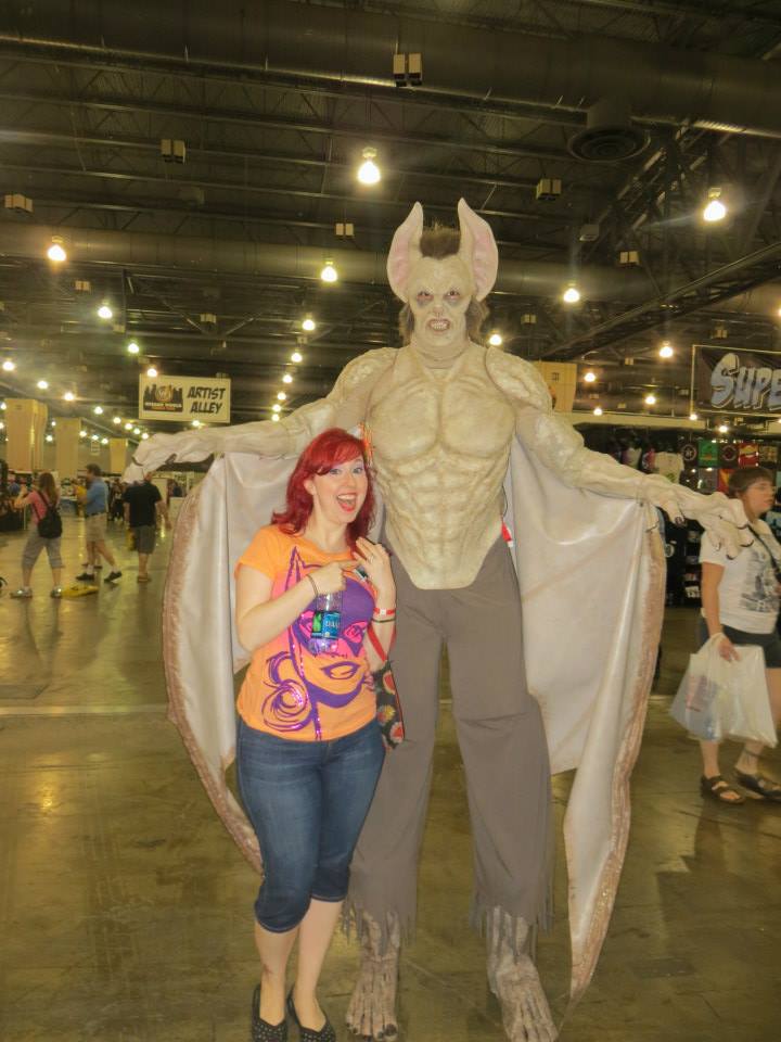 Cosplayer with fiancee