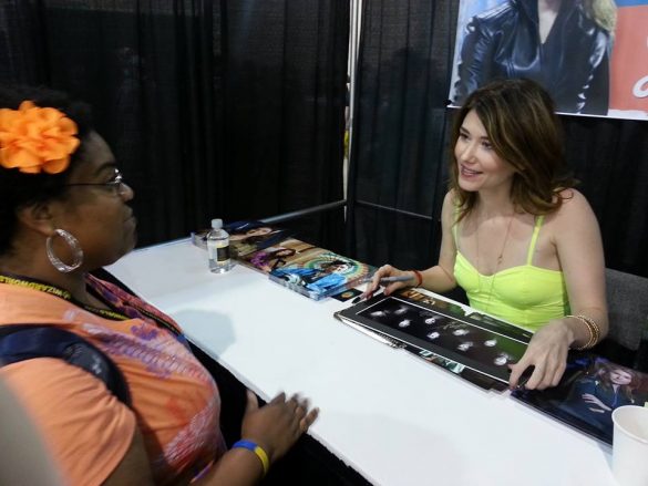 Jewel Straite signing Lithograph