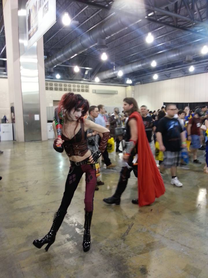 Harley Quinn cosplayer