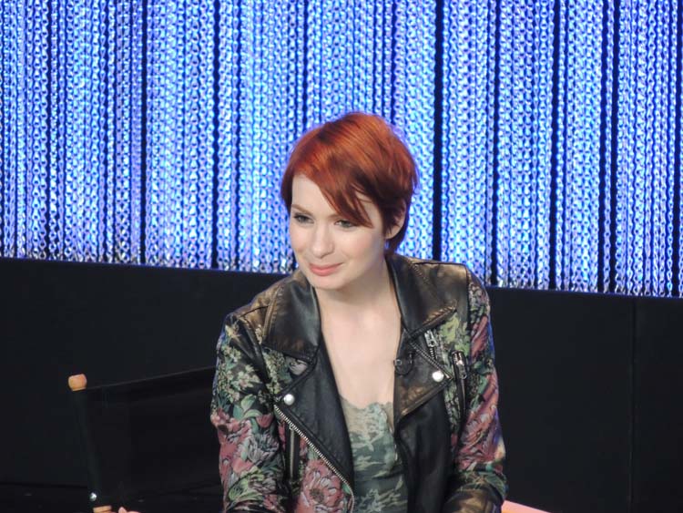 Felicia Day is the Moderator 
