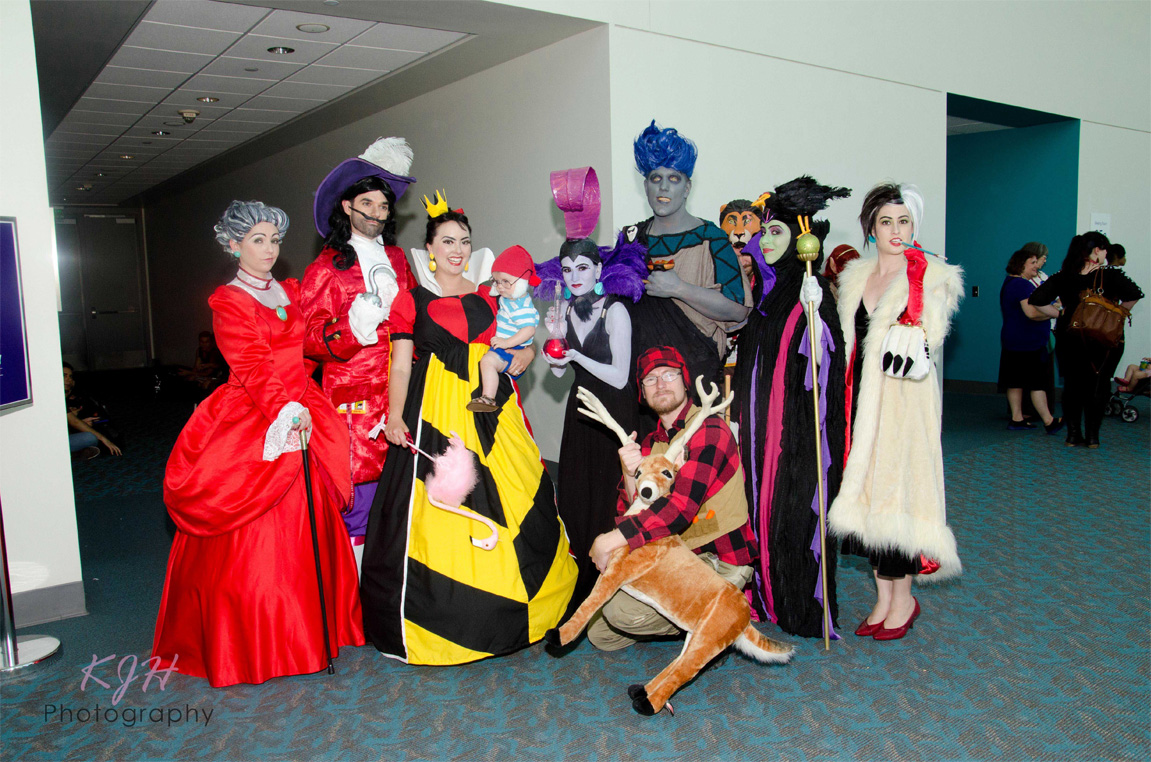 Lady Tremaine, Captain Hook, Queen of Hearts, Smee, Yzma, The Hunter, Hades, Scar, Maleficent, and Cruella de Vil