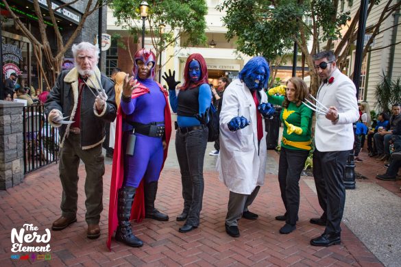 Old Man Logan, Magneto, Mystique, Beast, Jean Gray, and Logan
Cosplayers: @white.oaks.walkers, @dgcollins28,  @mikettedw, @joethebeastmccoy, and @anjin.san.cosplay (ig)
