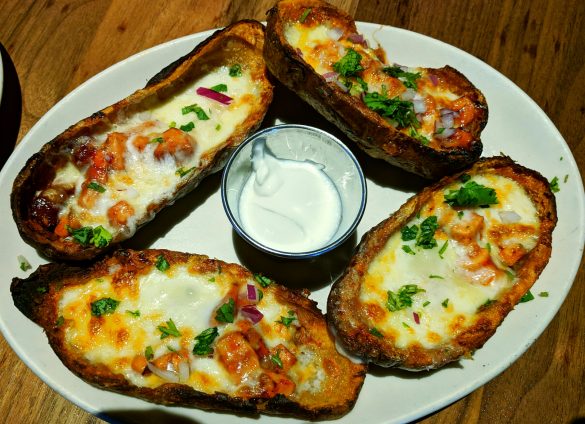 BBQ Chicken Potato Skins